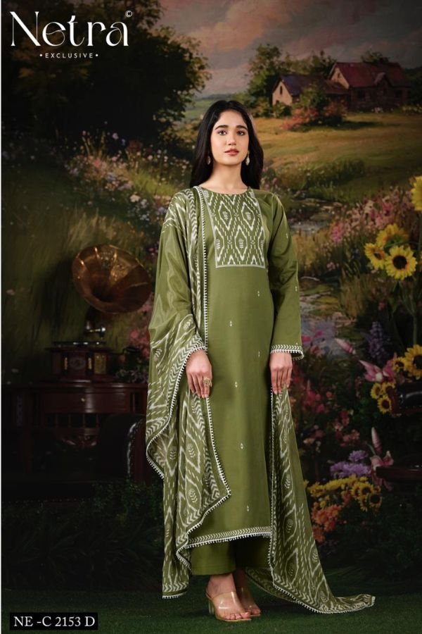 Netra Exclusive Gucci 04 Cotton Satin Suit NE-C 2153 D
