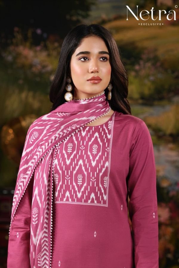 Netra Exclusive Gucci 04 Cotton Satin Suit NE-C 2153 A