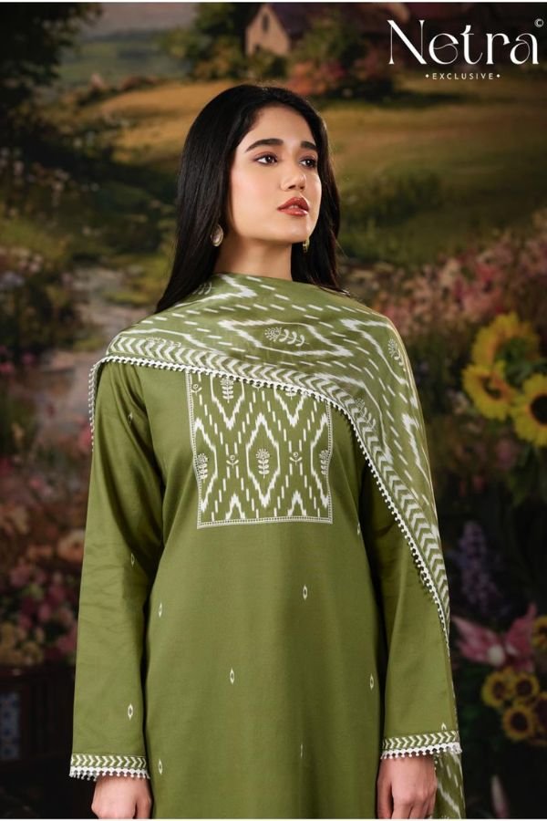 Netra Exclusive Gucci 04 Cotton Satin Suit NE-C 2153 D
