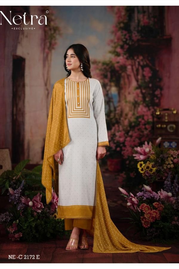 Netra Exclusive Hirya Pure Cotton Suit NE-C 2172 E