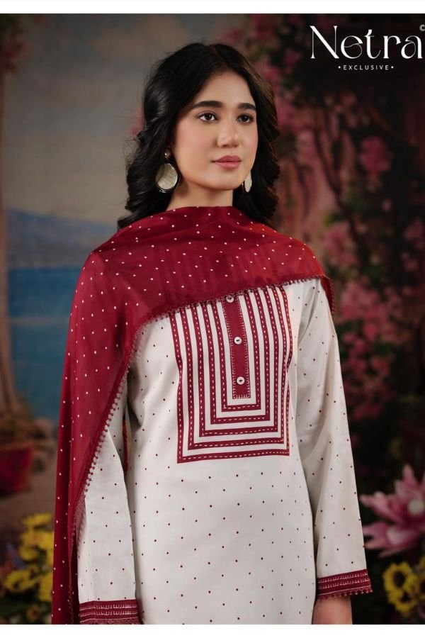 Netra Exclusive Hirya Pure Cotton Suit NE-C 2172 C