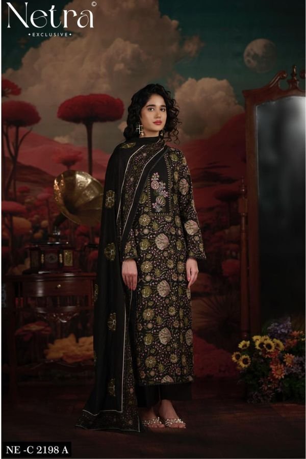 Netra Exclusive Jena Pure Cotton Suit NE-C 2198 A