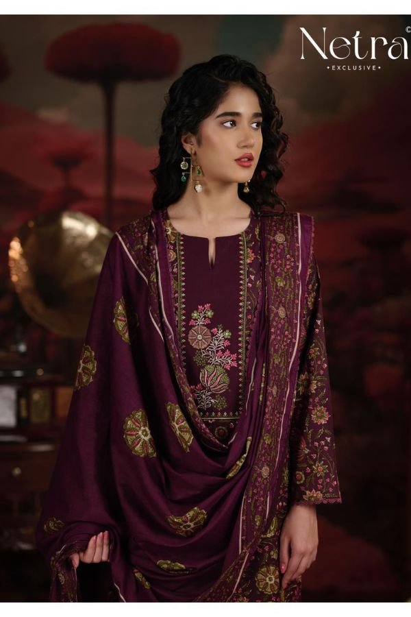Netra Exclusive Jena Pure Cotton Suit NE-C 2198 B