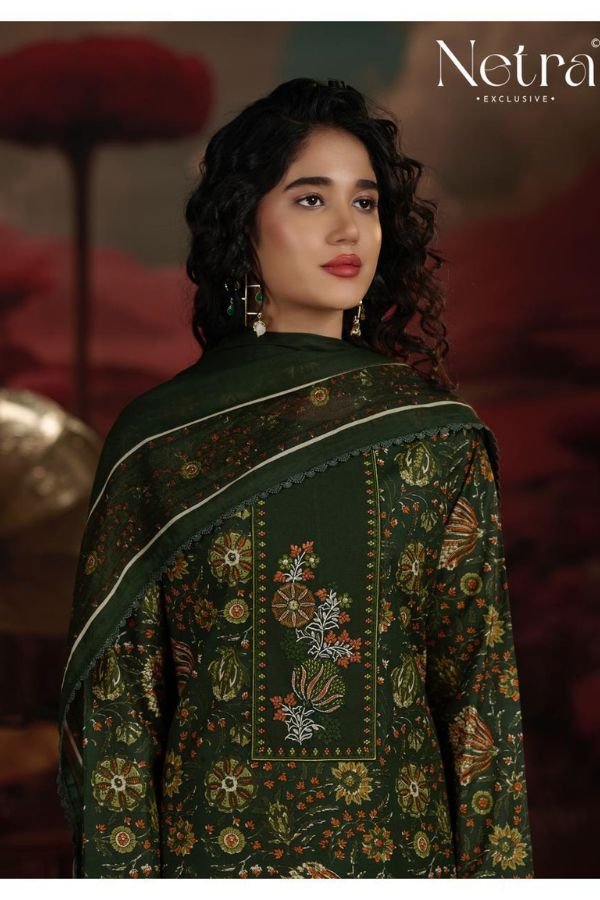 Netra Exclusive Jena Pure Cotton Suit NE-C 2198 F