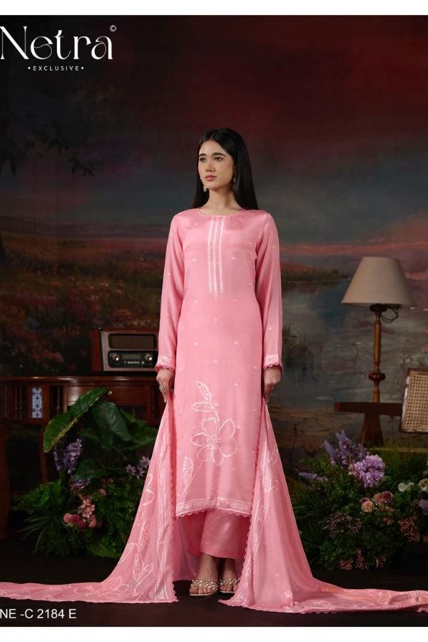Netra Exclusive Ziyana Muslin Ladies Suit NE-C 2184-E