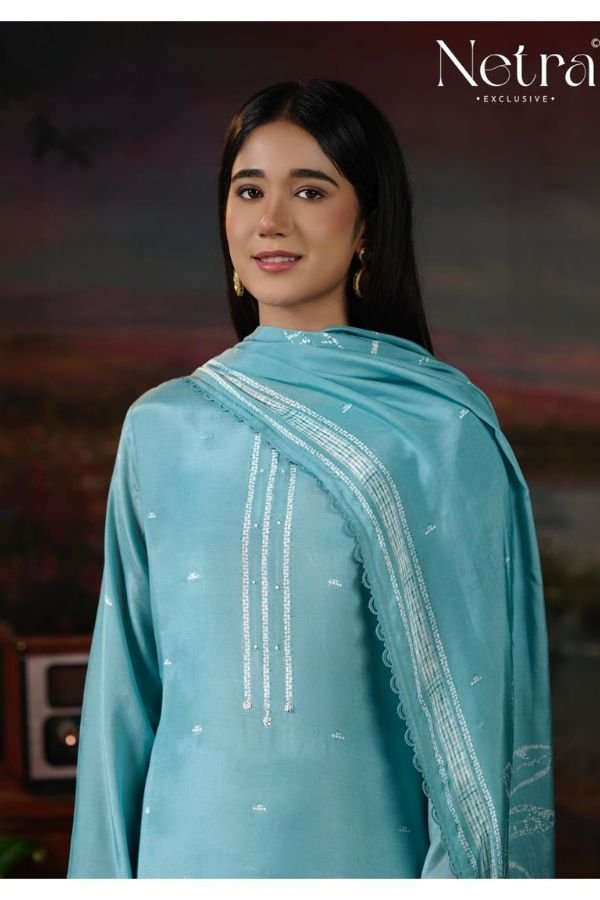 Netra Exclusive Ziyana Muslin Ladies Suit NE-C 2184-B