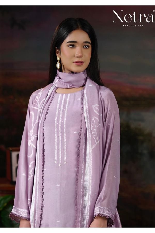 Netra Exclusive Ziyana Muslin Ladies Suit NE-C 2184-C