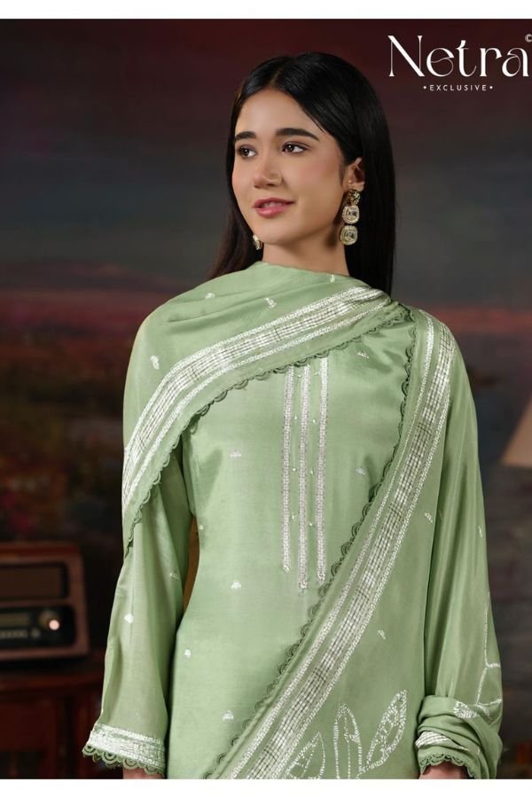 Netra Exclusive Ziyana Muslin Ladies Suit NE-C 2184-D