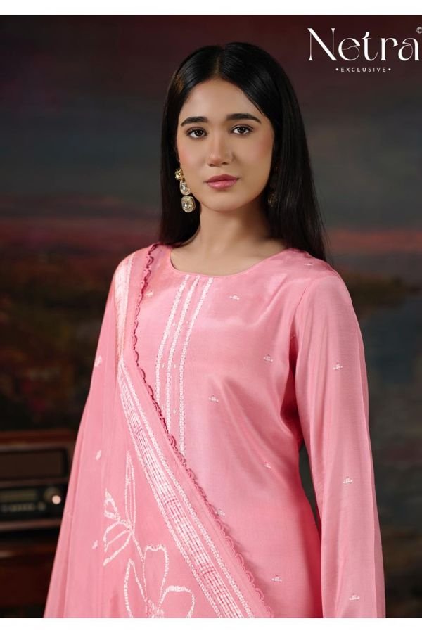 Netra Exclusive Ziyana Muslin Ladies Suit NE-C 2184-E