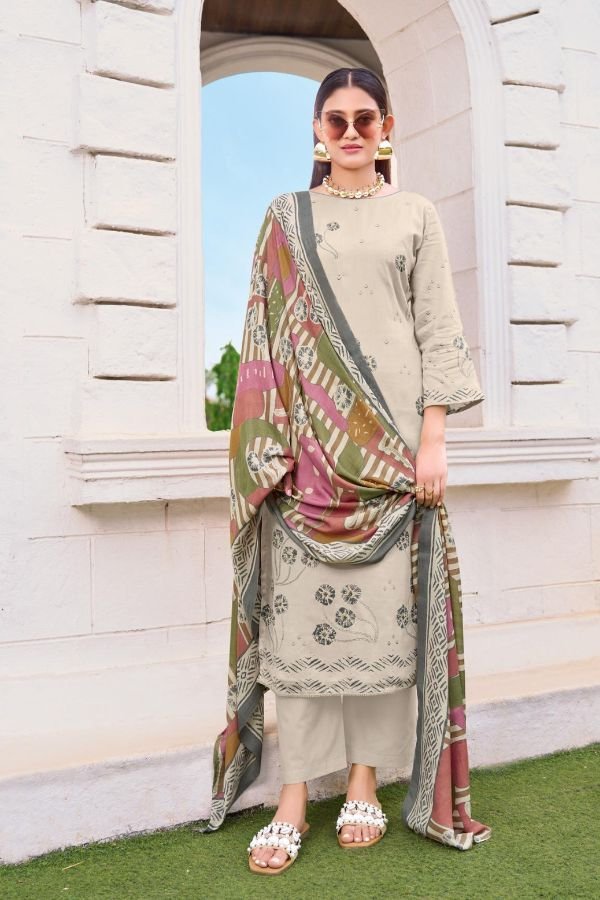 Salvi Fashion Sindoor Plus 2 Jam Silk Ladies Suit 2005