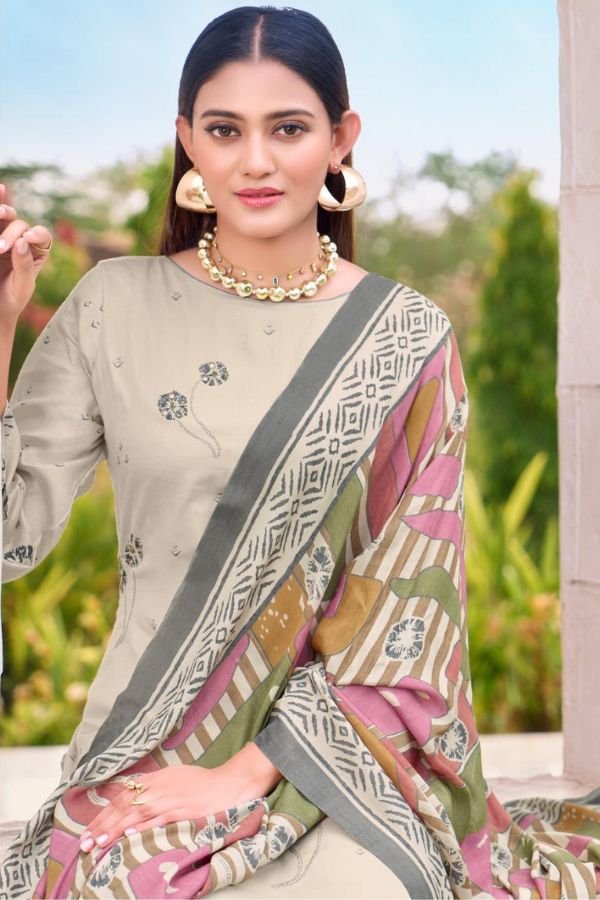 Salvi Fashion Sindoor Plus 2 Jam Silk Ladies Suit 2005