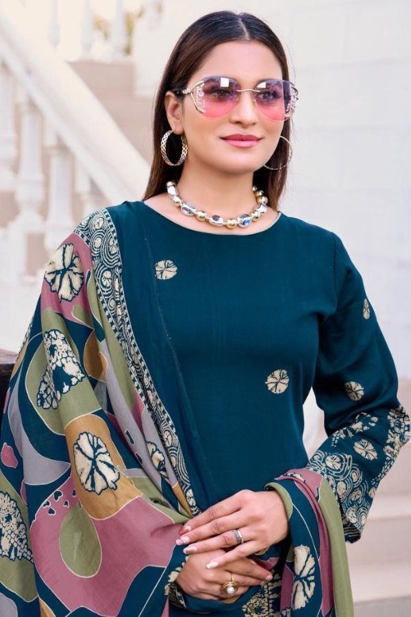 Salvi Fashion Sindoor Plus 2 Jam Silk Ladies Suit 2006