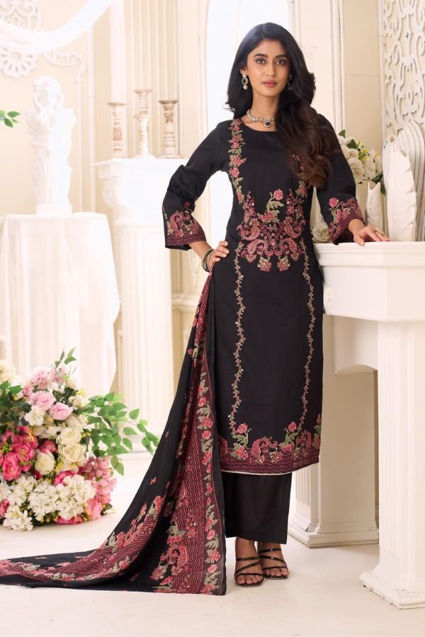 Salvi Fashion Sindoor Plus 3 Jam Silk Ladies Suit 3002