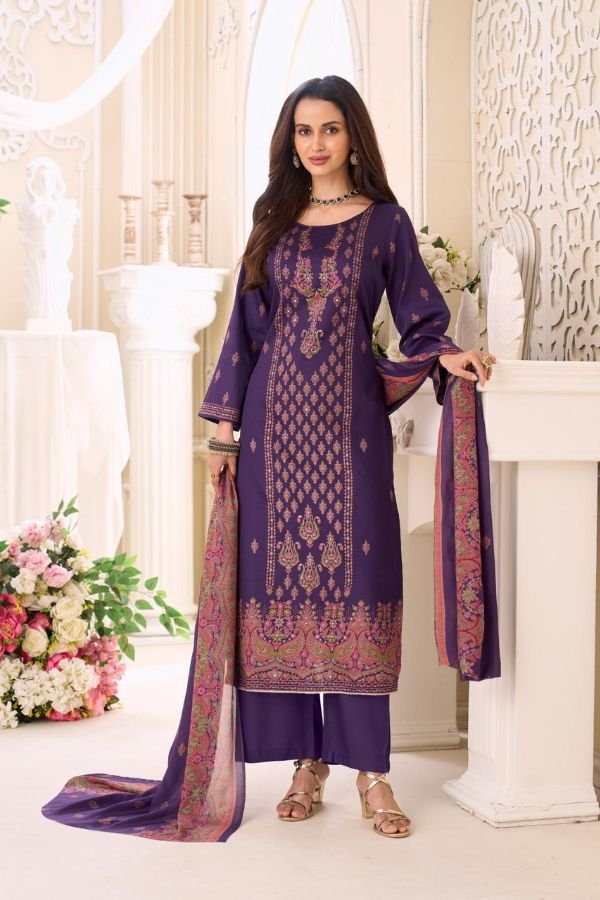 Salvi Fashion Sindoor Plus 3 Jam Silk Ladies Suit 3007