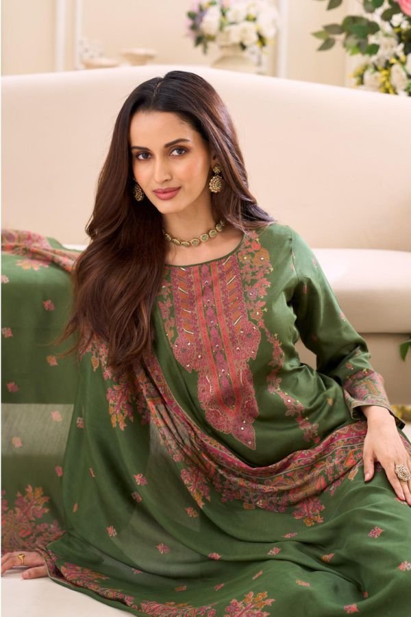 Salvi Fashion Sindoor Plus 3 Jam Silk Ladies Suit 3006