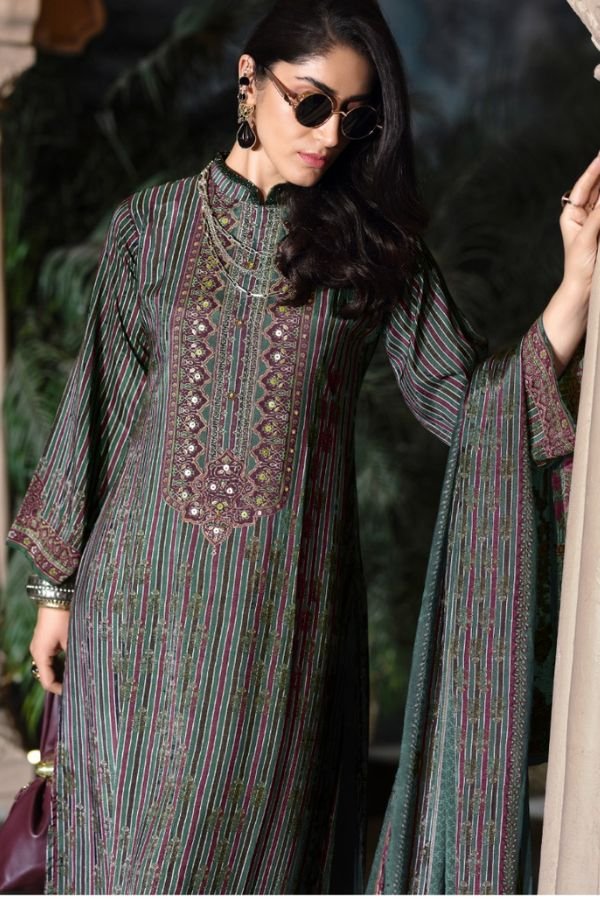 Sanaz Heritage Muslin Ladies Salwar Suit HG-2901