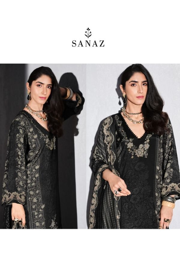 Sanaz Niloufer Muslin Ladies Salwar Suit 2501