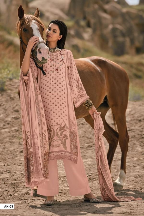 Varsha Fashion Ananya Muslin Ladies Suit AN-03