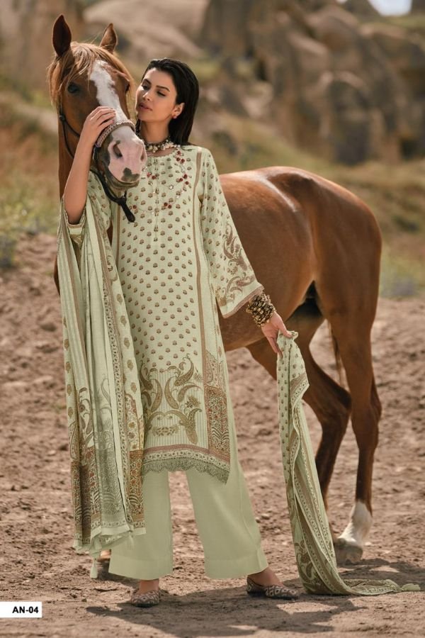 Varsha Fasihion Ananya Muslin Ladies Suit AN-04