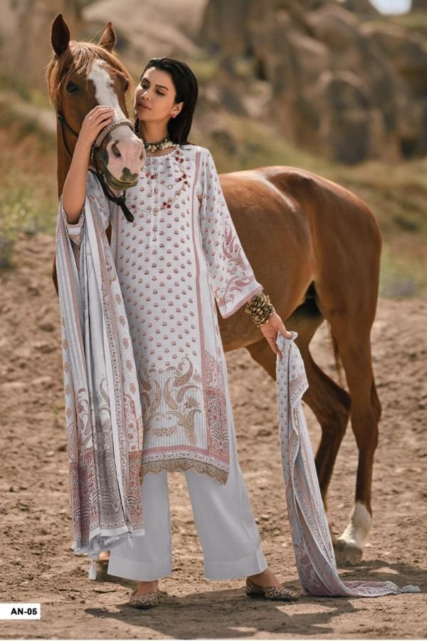 Varsha Fasihion Ananya Muslin Ladies Suit AN-05