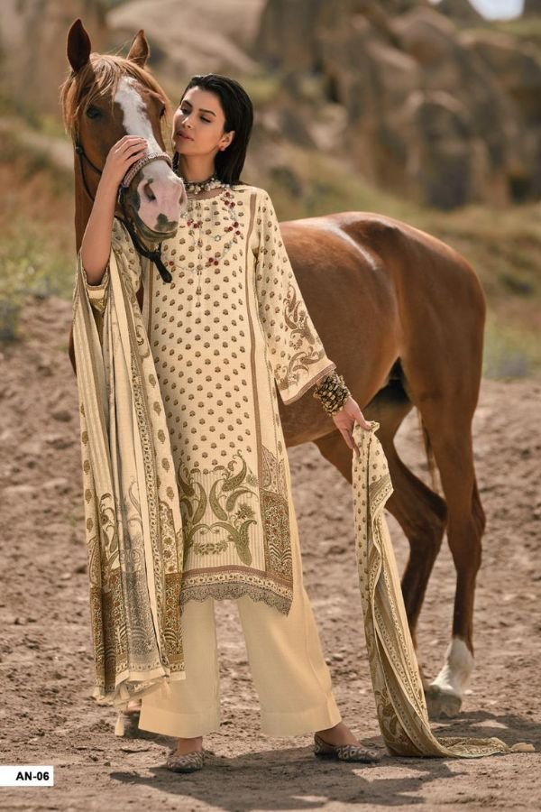 Varsha Fasihion Ananya Muslin Ladies Suit AN-06