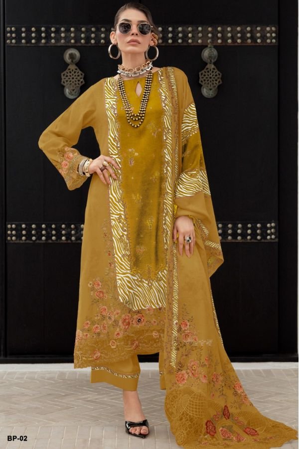 Varsha Fashion Beautiful People 2 Muslin Ladies Suit BP-02
