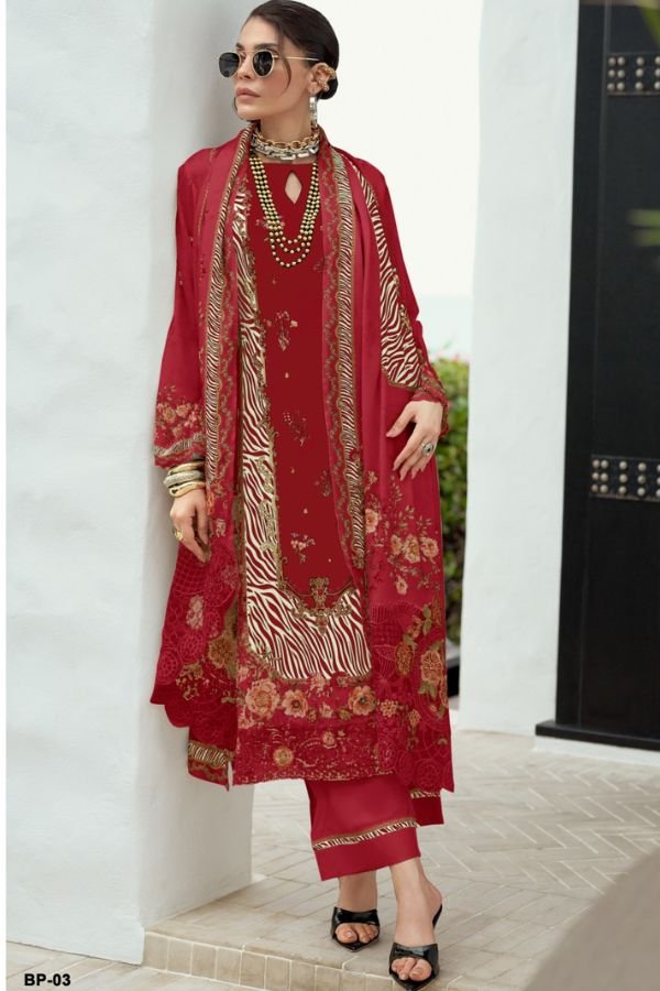 Varsha Fashion Beautiful People 2 Muslin Ladies Suit BP-03