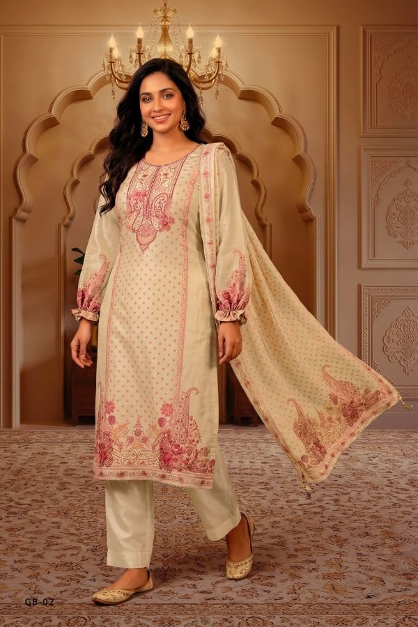 Varsha Fashion Gul Bagh Shimmer Ladies Salwar Suit GB-02