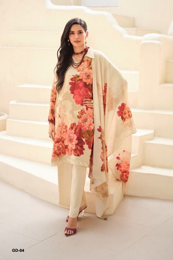 Varsha Fashion Gulisataan Diaries Muslin Ladies Suit GD-04