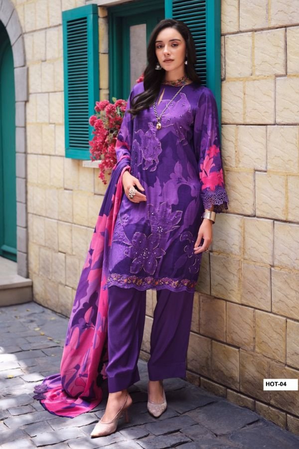 Varsha Fashion House of Tulips Muslin Ladies Suit HOT-04