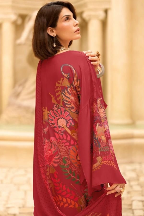 Varsha Fashion Imprint Muslin Ladies Salwar Suit IP-01