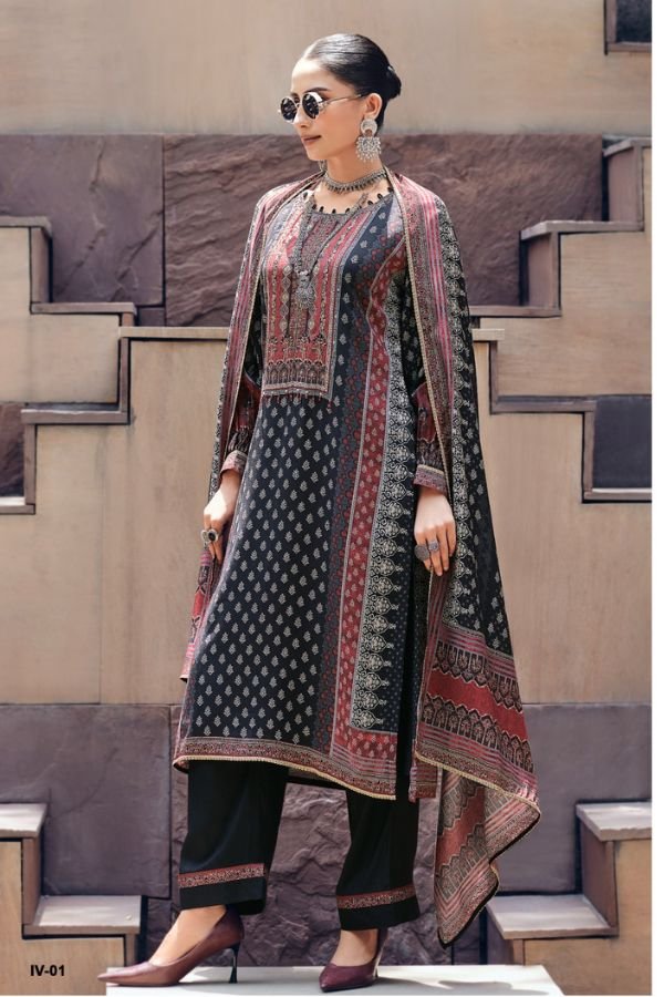 Varsha Fashion Indigo Vault Muslin Ladies Suit IV-01