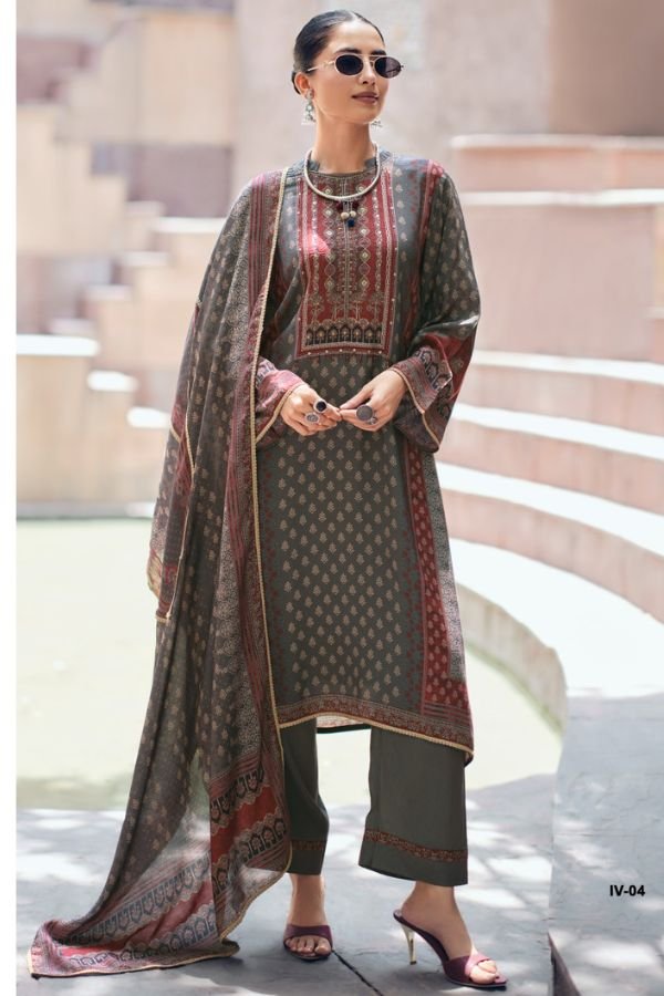 Varsha Fashion Indigo Vault Muslin Ladies Suit IV-04