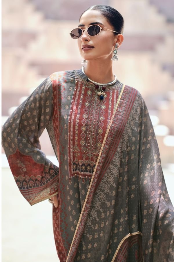 Varsha Fashion Indigo Vault Muslin Ladies Suit IV-04