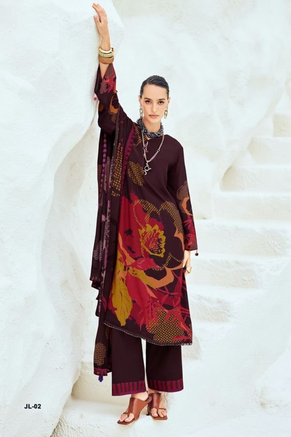 Varsha Fashion Journey of Love Muslin Ladies Suit JL-02