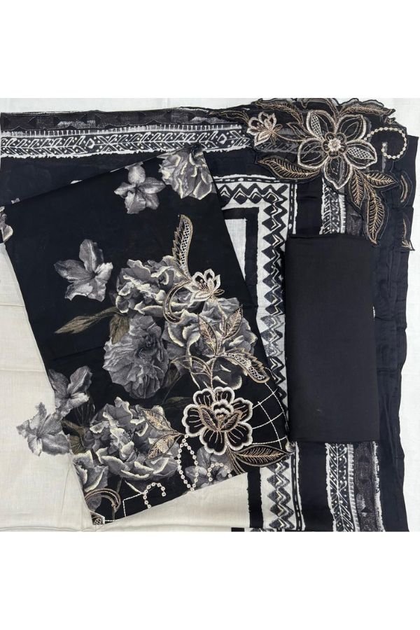 Varsha Fashion The Black Edit Cotton Ladies Suit BE-03