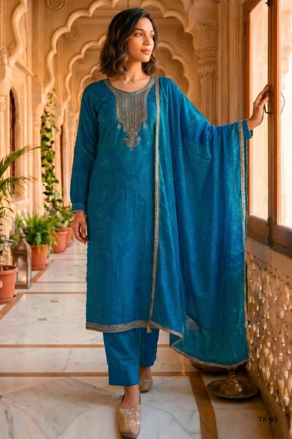 Varsha Fashion The Tie & Knot Collection Muslin Suit TK-05