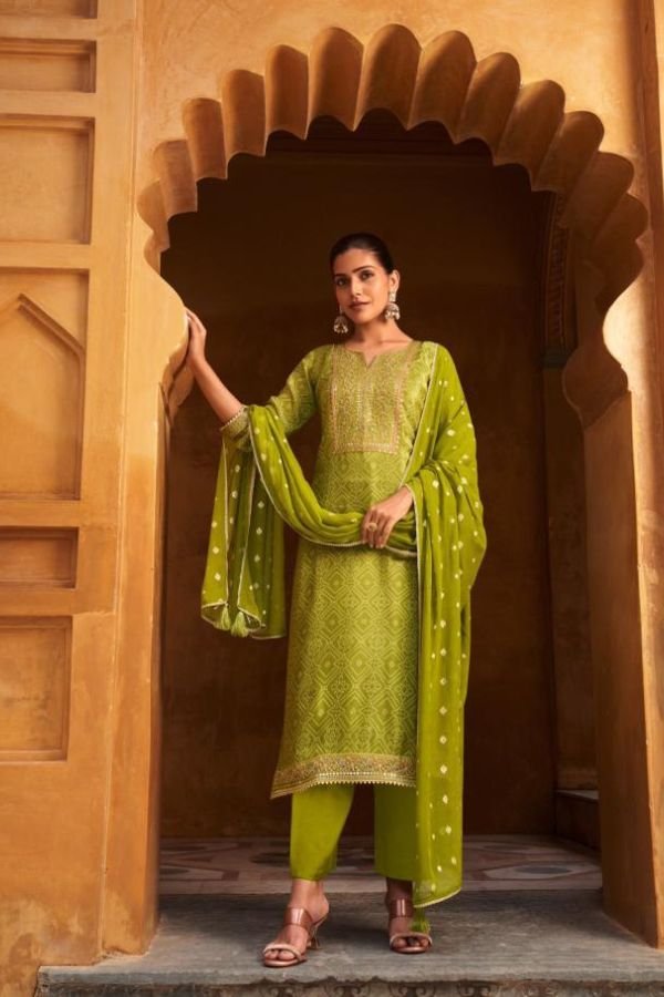 Avon Trendz Mayori Kanjivaram Tissue Silk Suit 2185-B