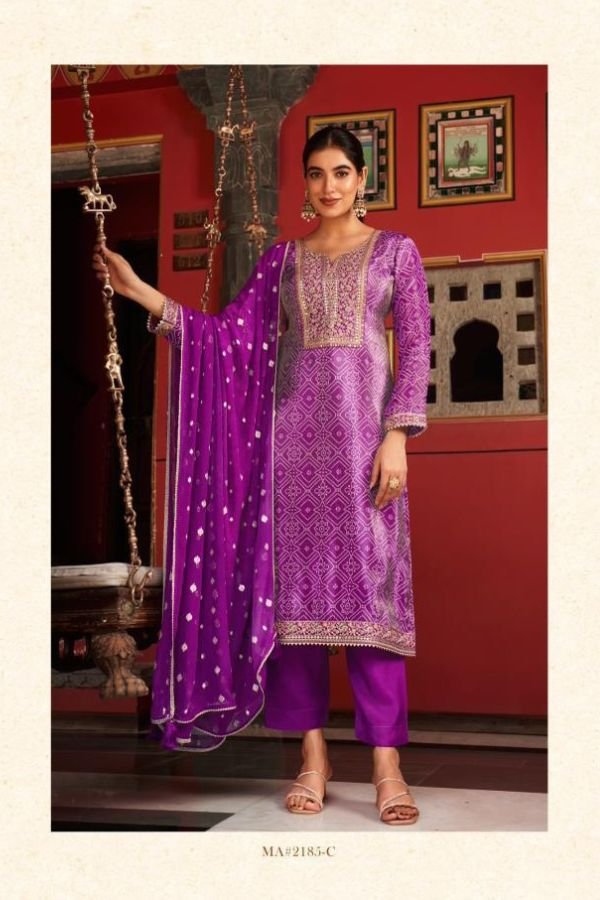 Avon Trendz Mayori Kanjivaram Tissue Silk Suit 2185-C
