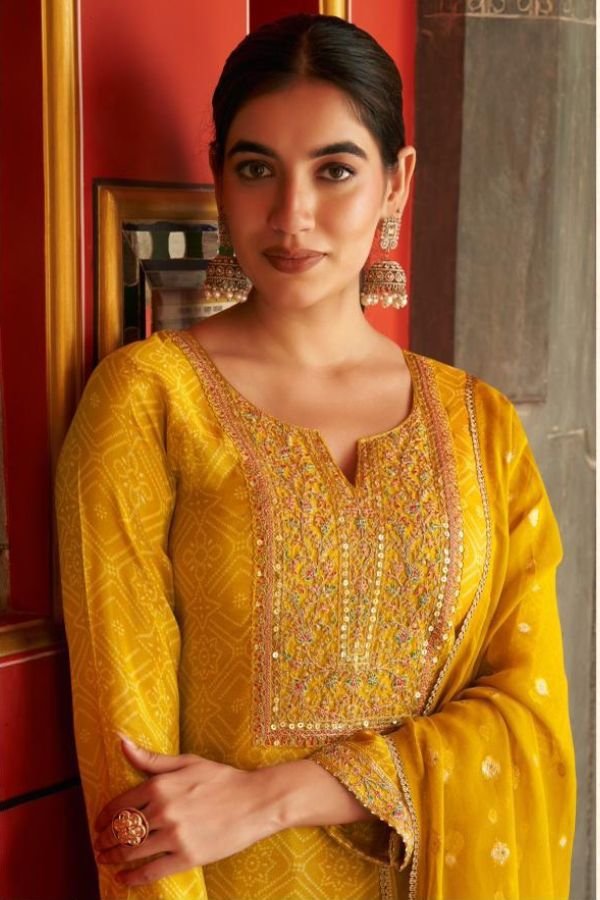 Avon Trendz Mayori Kanjivaram Tissue Silk Suit 2185-D