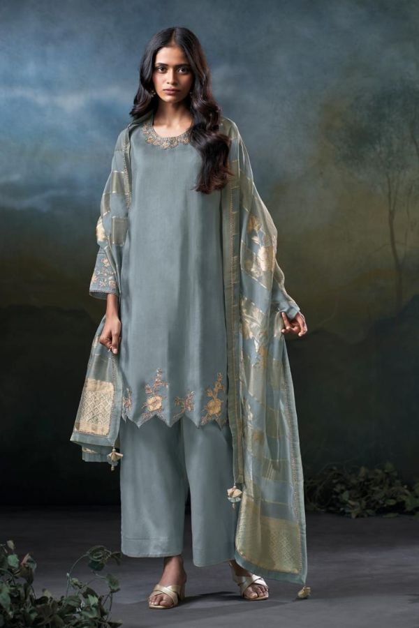 Ganga Fashion Chrysa S5022 Habutai Silk Suits S5022-B