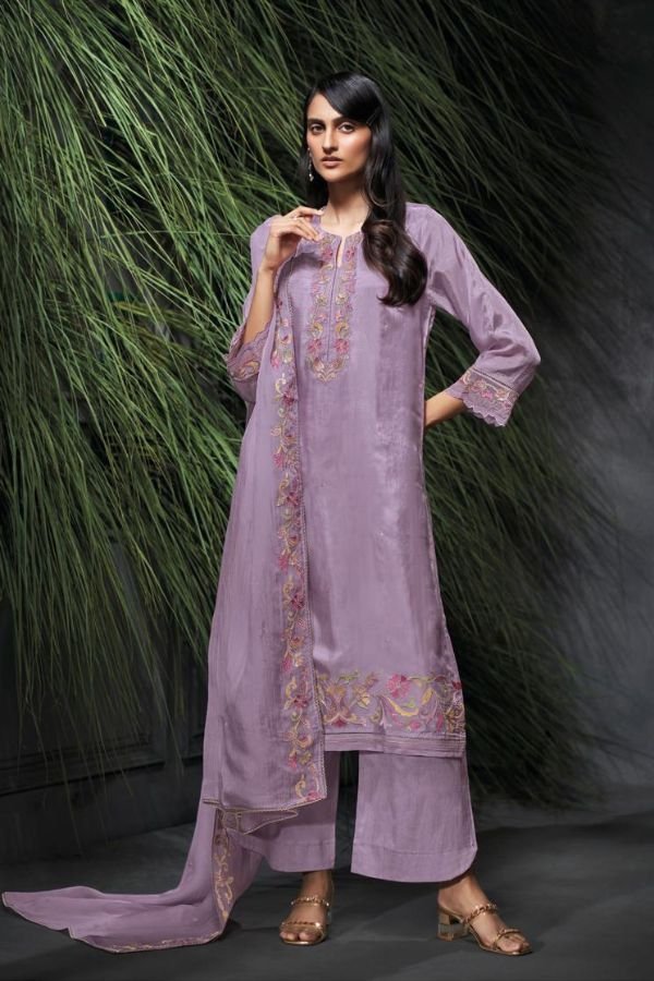 Ganga Fashion Dariah S5112 Habutai Silk Suits S5112-B