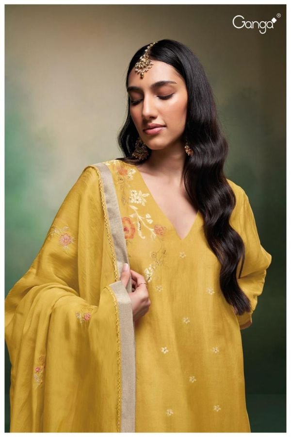 Ganga Fashion Jasvee S2503 Premium Viscose Silk Suit S2503-A