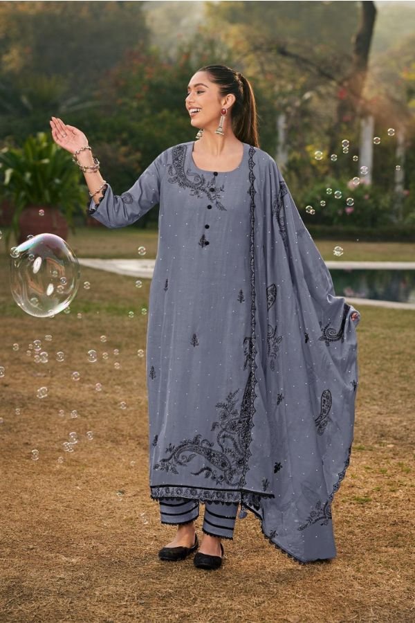 Jay Vijay Prints Dorika Premium Malai Chanderi Suit 10862