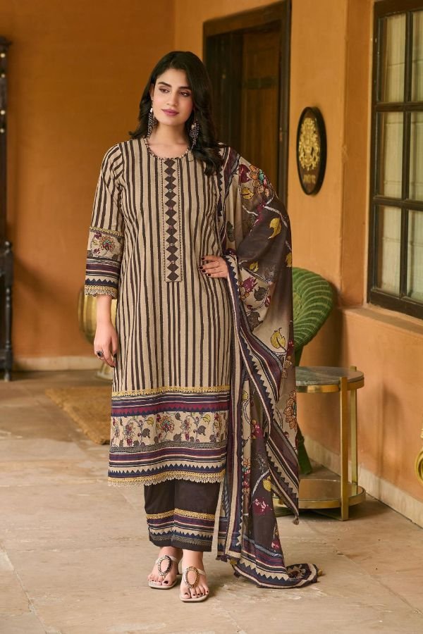 Jay Vijay Prints Farishtey Premium Cotton Ladies Suit 11183