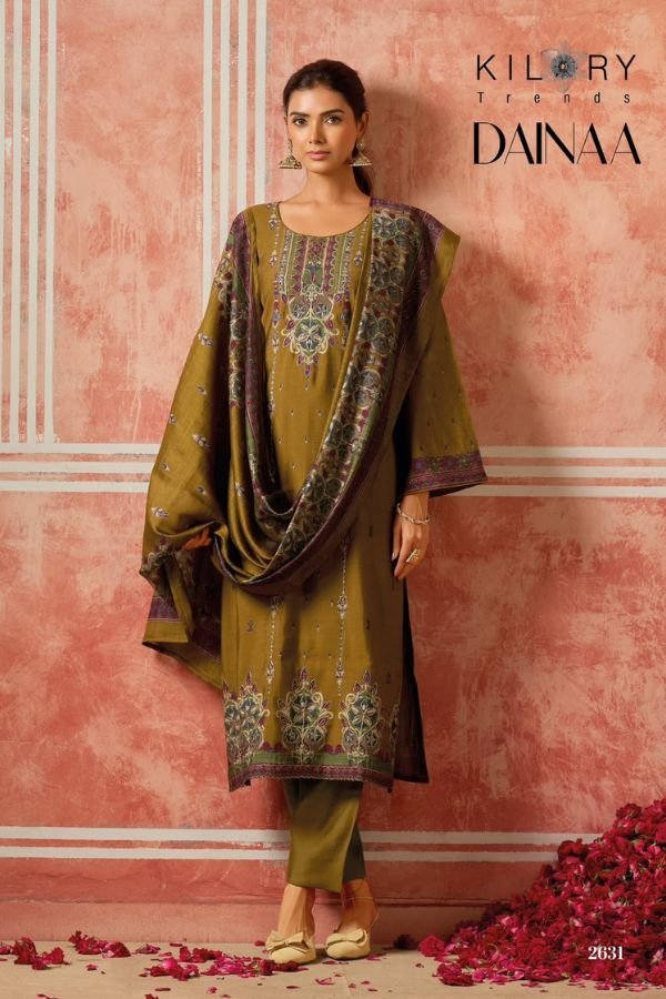 Kilory Trends Dainaa Pure Muslin Ladies Salwar Suit 2631