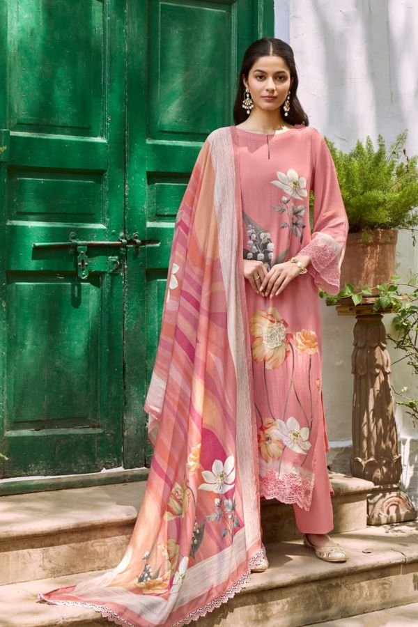 Kimora Fashion Dehri Pure Muslin Ladies Suit 2412