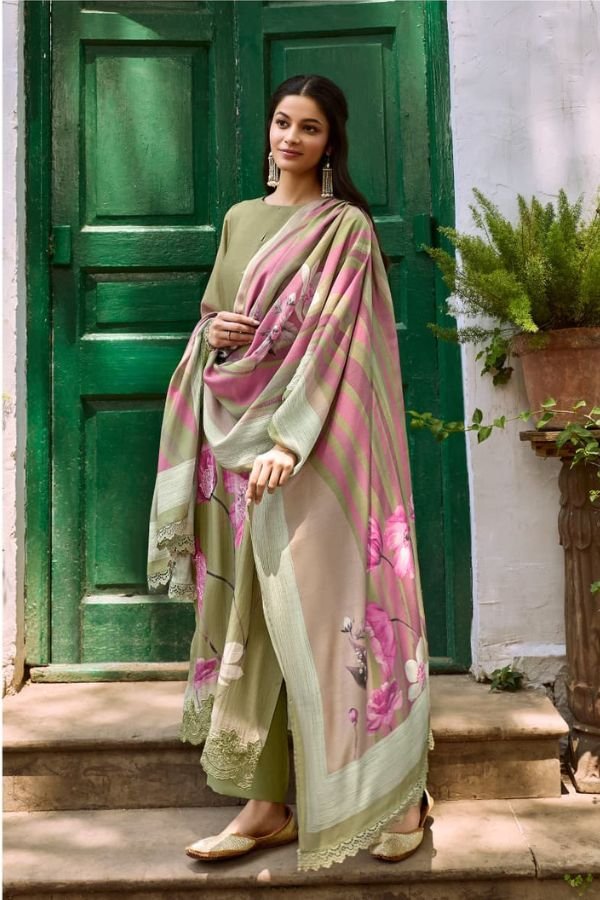 Kimora Fashion Dehri Pure Muslin Ladies Suit 2413