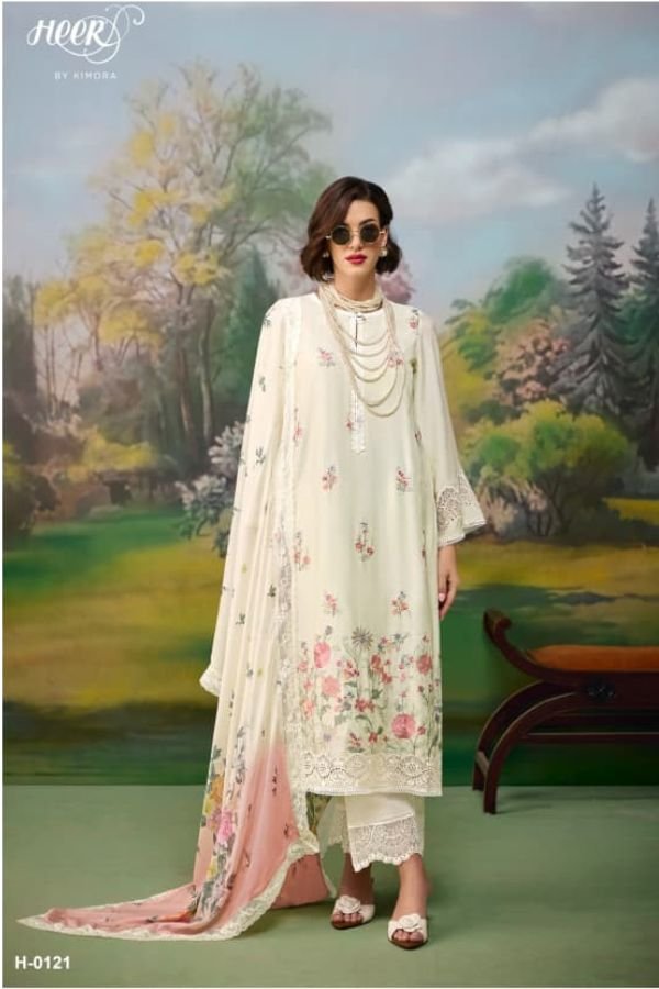 Kimora Fashion Heer Jaani Pure Muslin Salwar Suit H-0121