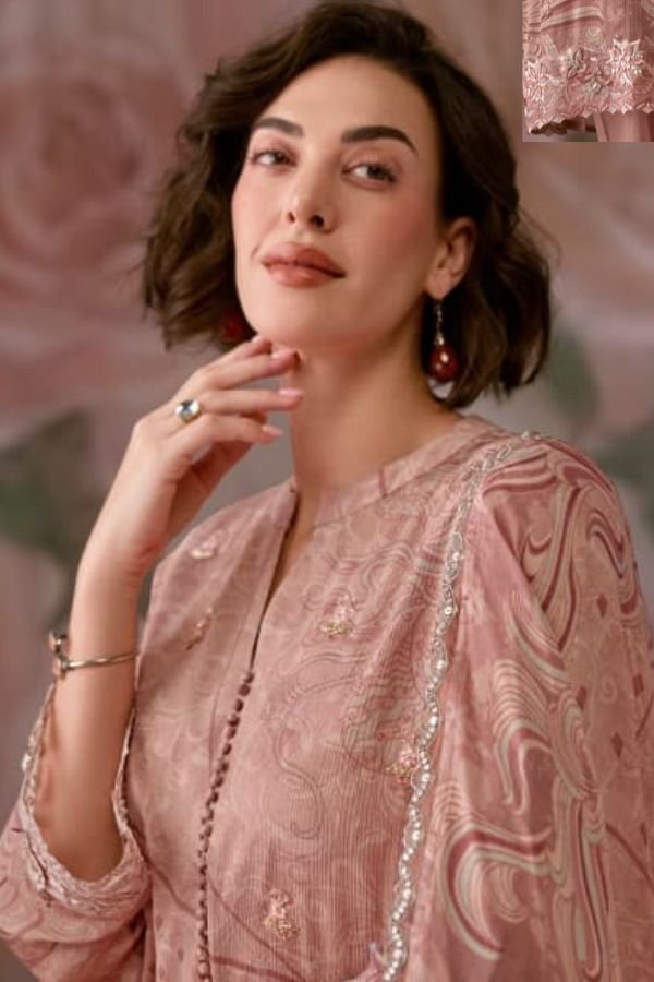 Kimora Fashion Heer Rani Bagh Pure Chinnon Suit H-0094